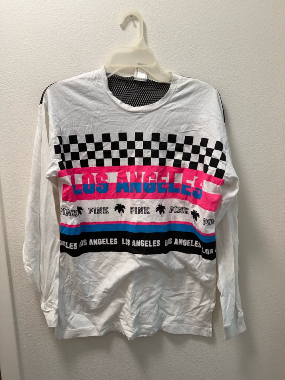 White long sleeve top